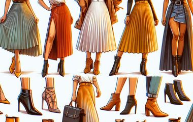 Какую обувь носить с плиссированной юбкой