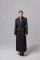 Удлиненное классическое шерстяное пальто (Черный)
